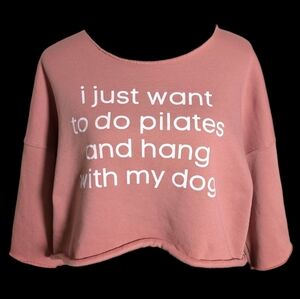 Pink Pilates & Dogs Sweatshirt